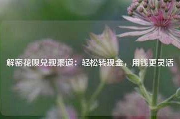 花呗转现金揭秘